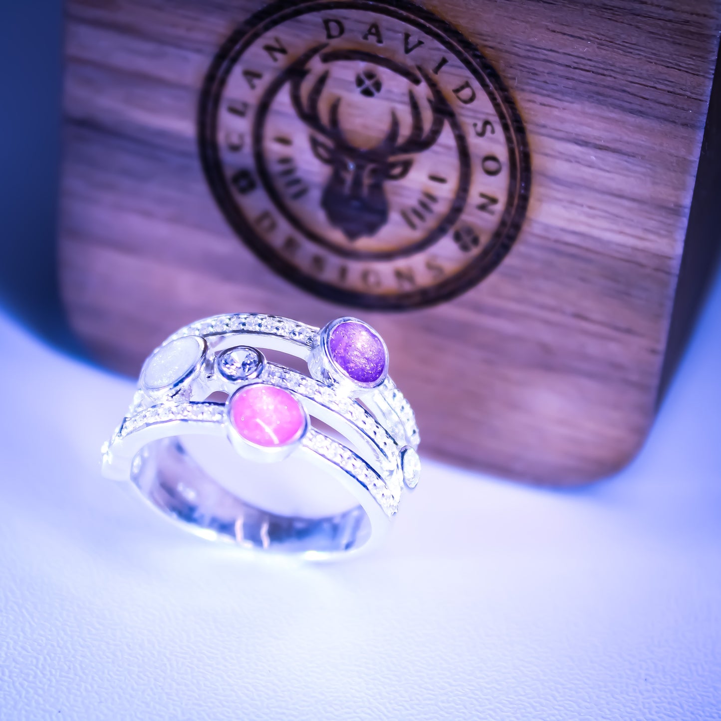 Sterling Silver “Trio Of Light” Ring