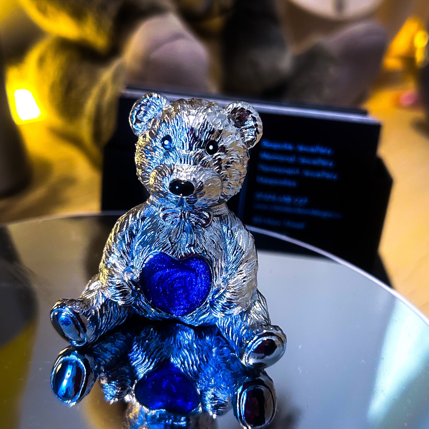 Stainless Steel Cherished Memorial Teddy