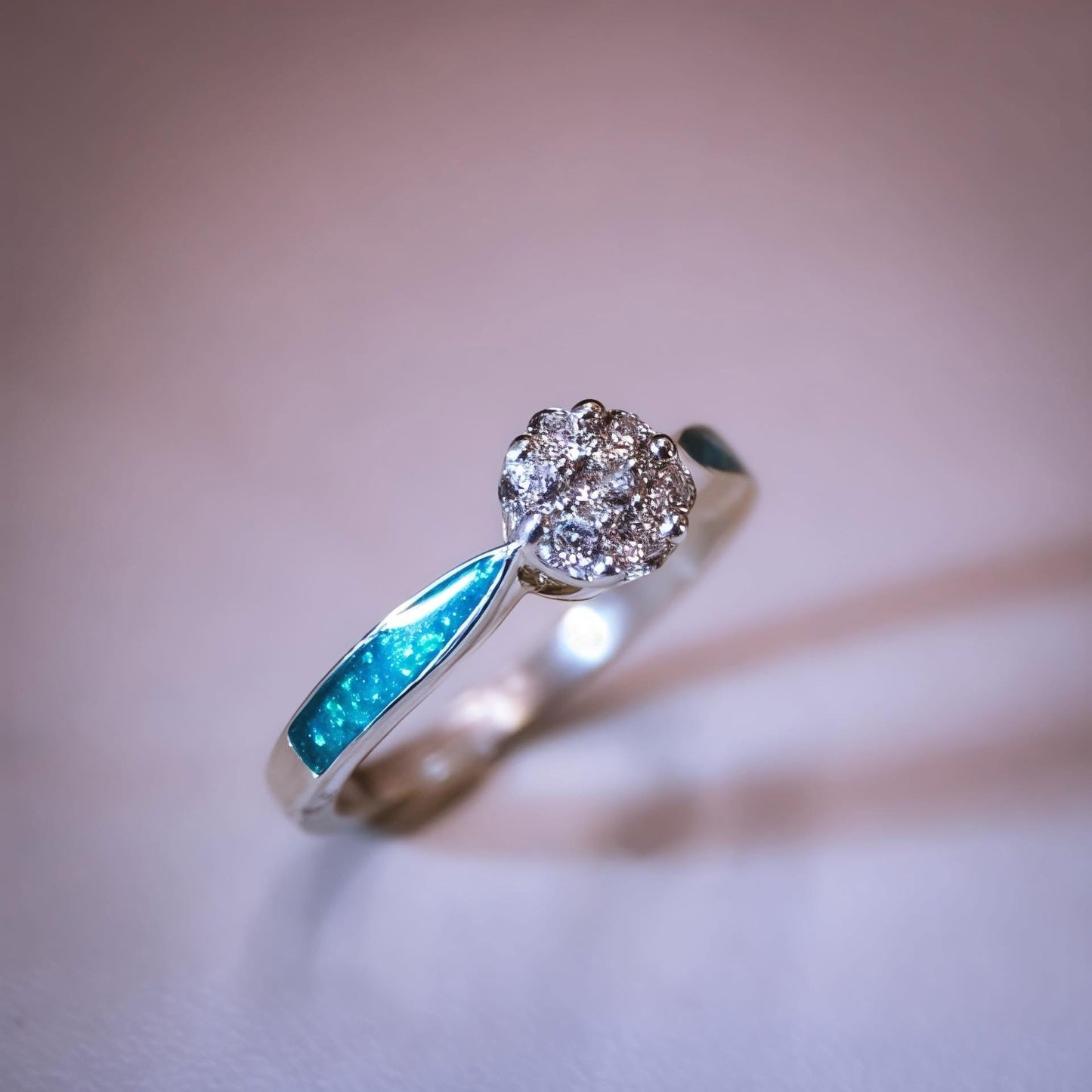 Sterling Silver ‘Celeste’ Cluster Ring