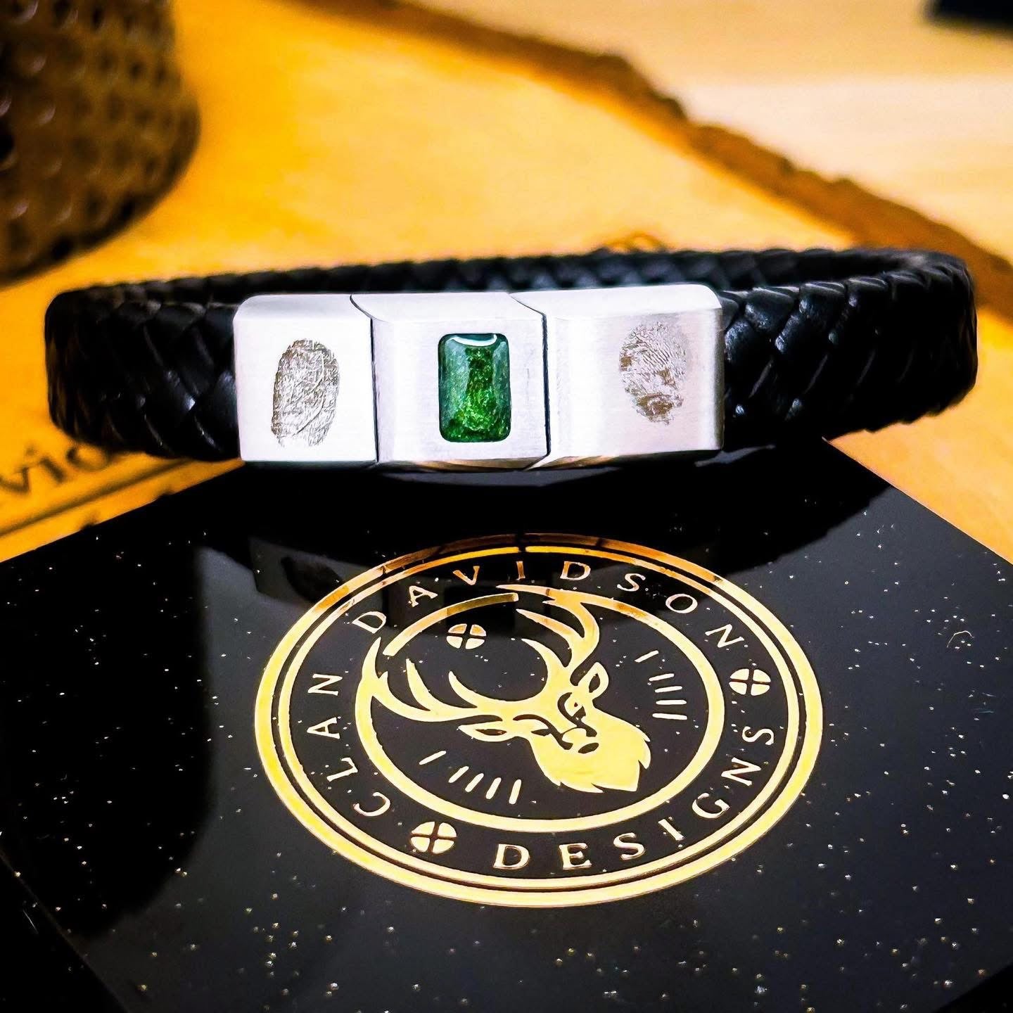 Genuine Leather Stainless Steel Bracelet