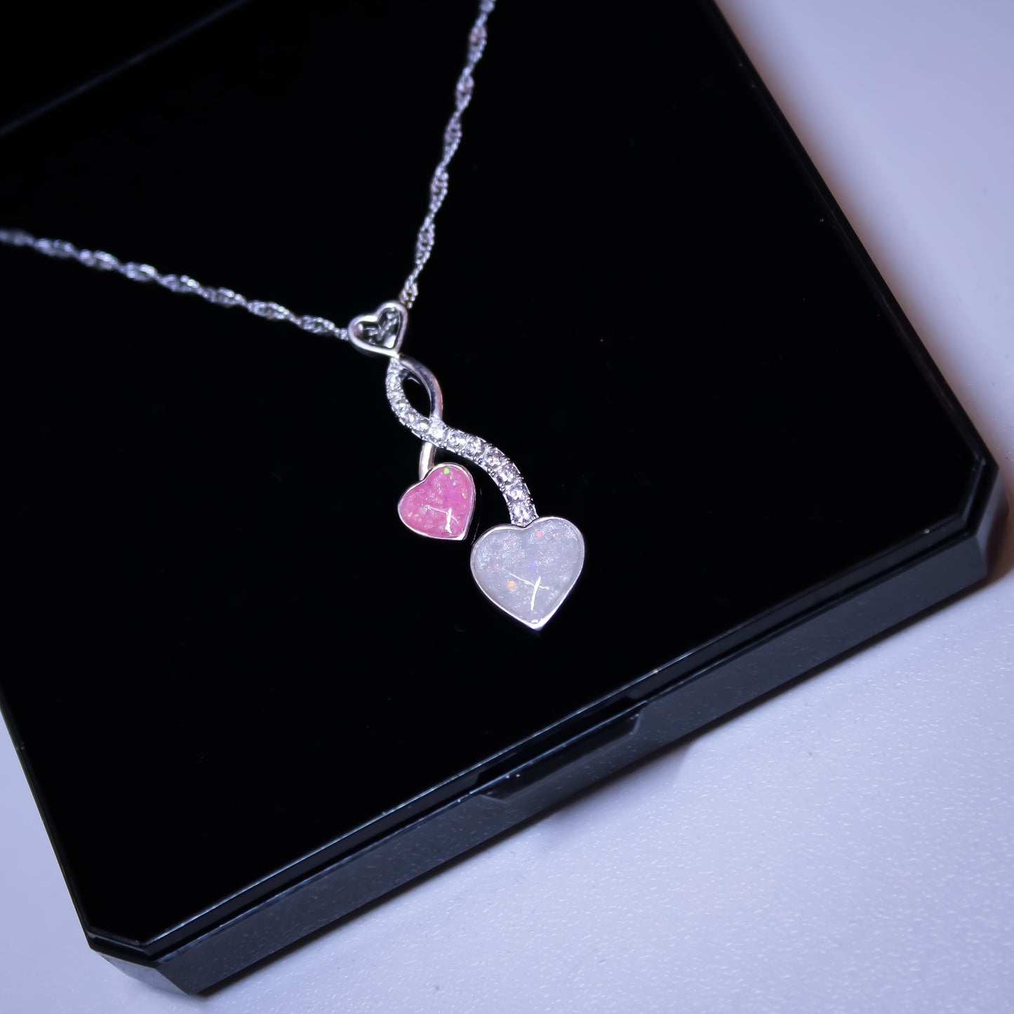 Forever Connected Hearts Necklace