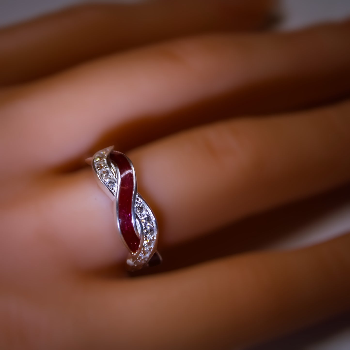 Sterling Silver Entwined Ring