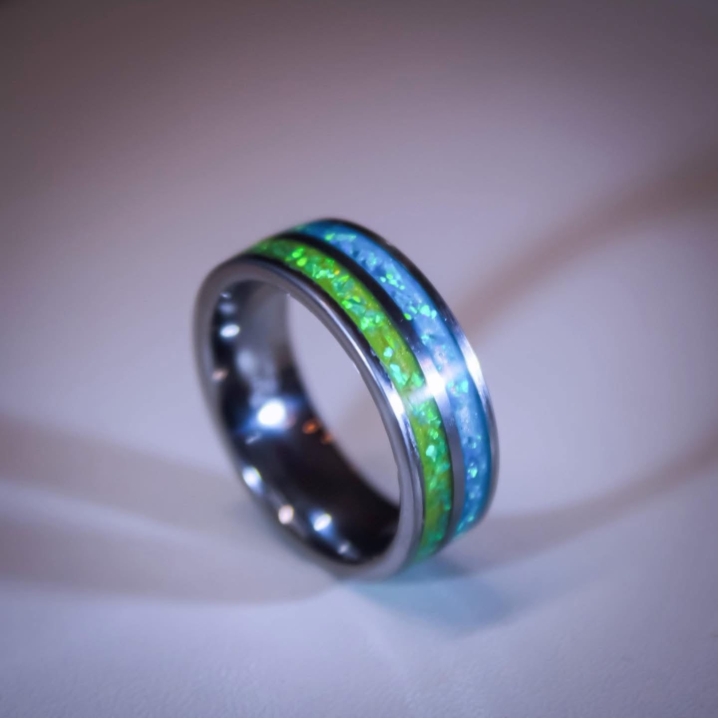 Titanium Dual Channel Ring