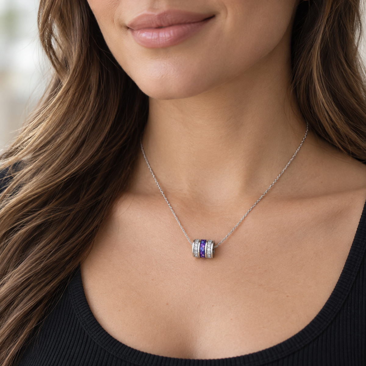 Sterling Silver Continuum Necklace
