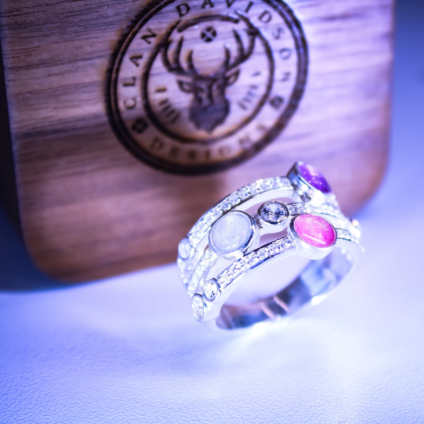 Sterling Silver “Trio Of Light” Ring