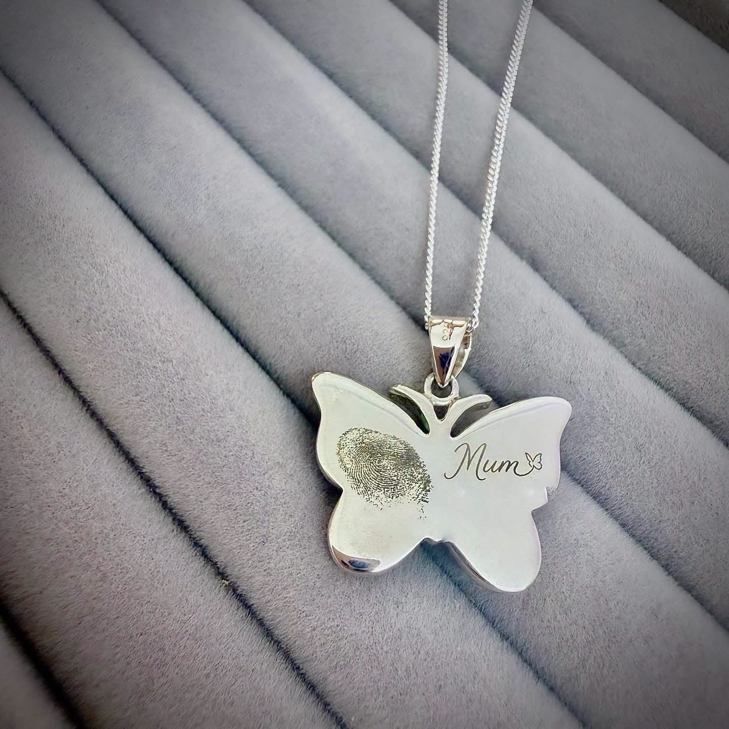 Sterling Silver Flutterby Pendant