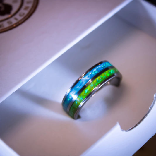 Titanium Dual Channel Ring