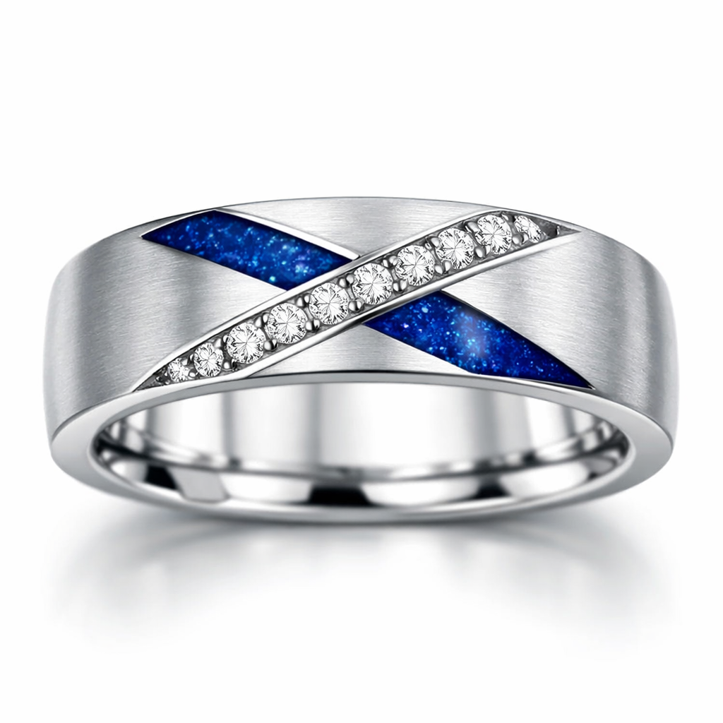 Alba Cross 7mm Ring