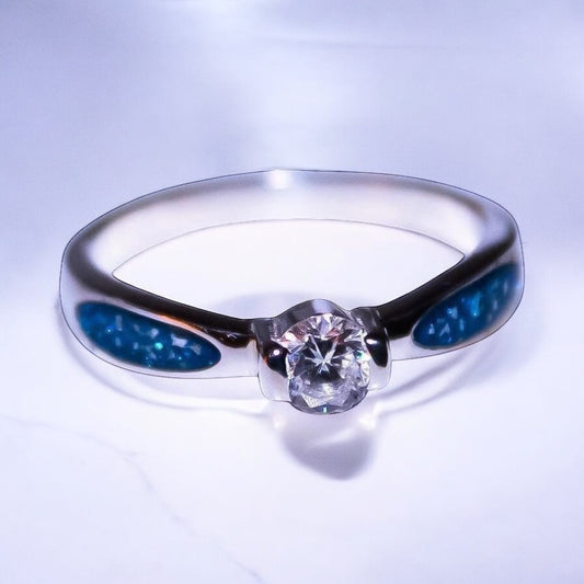 Sterling Silver Solitaire Ring