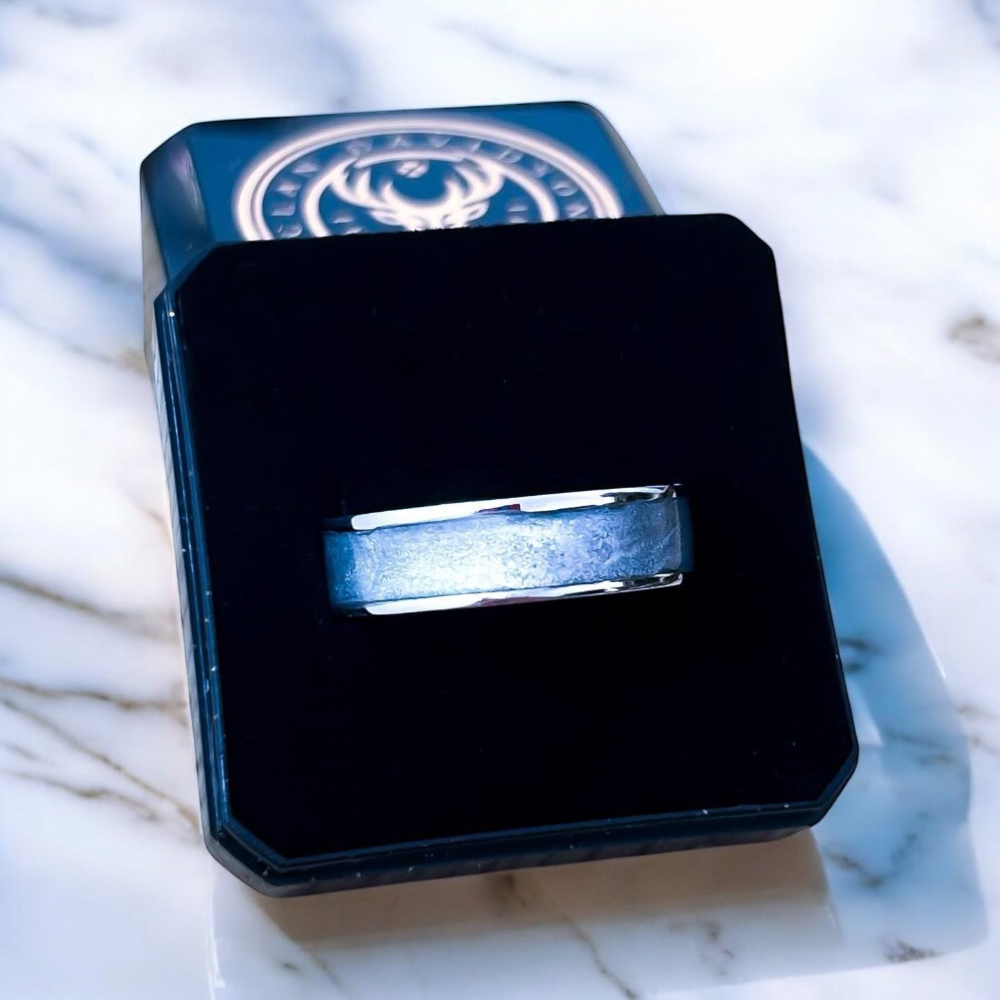 Sterling Silver Wide Channel Ring