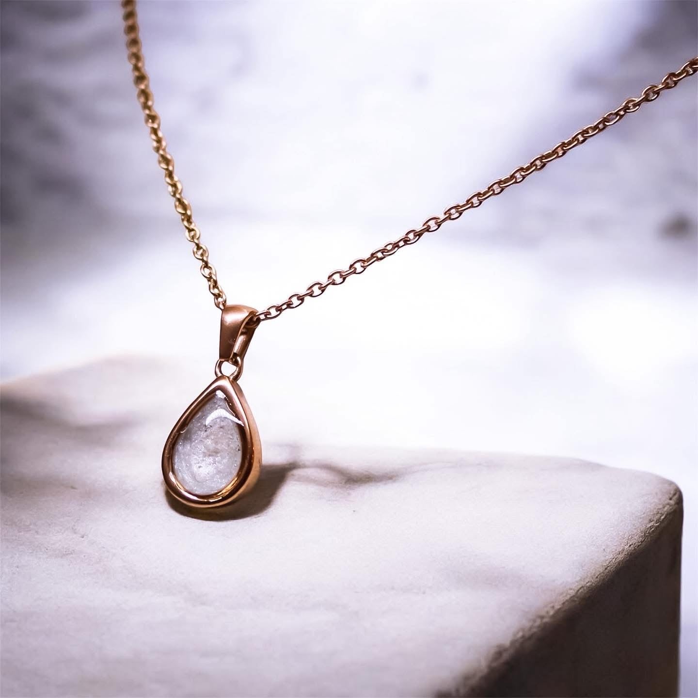 Stainless Steel Simplicity Pear Pendant