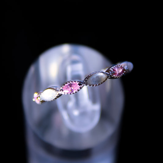 Sterling Silver Marquise Birthstone Ring