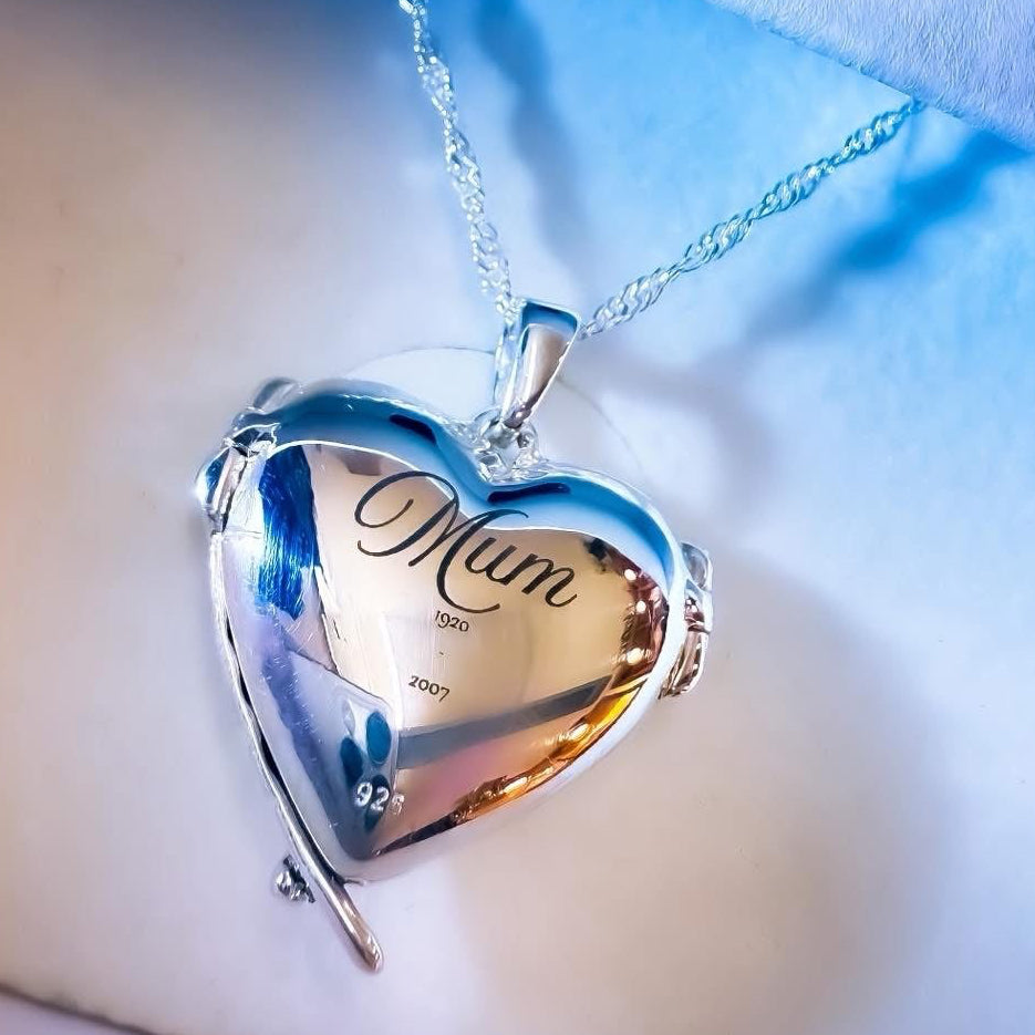 Sterling Silver Angel’s Embrace Locket