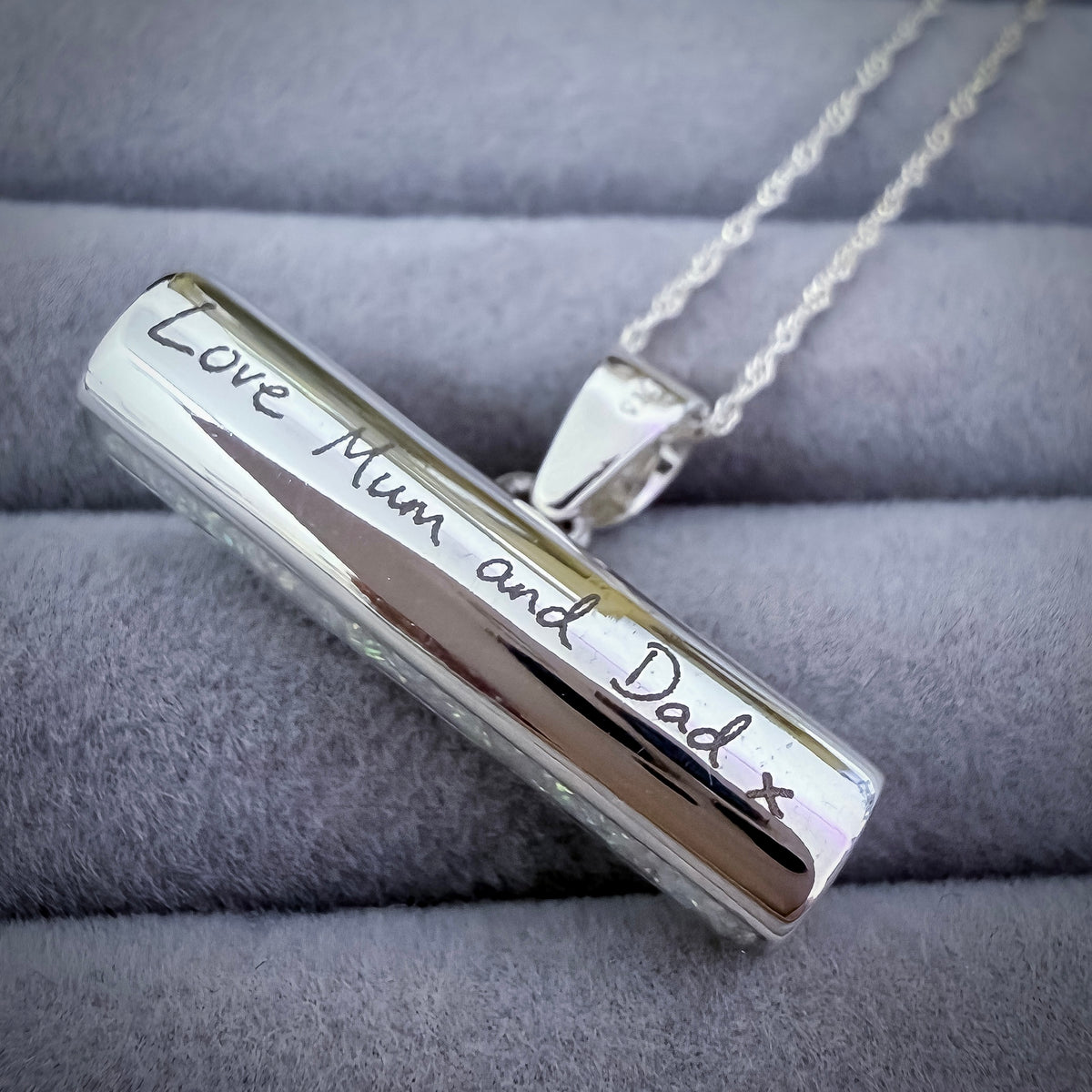 Held Within T-Bar Pendant