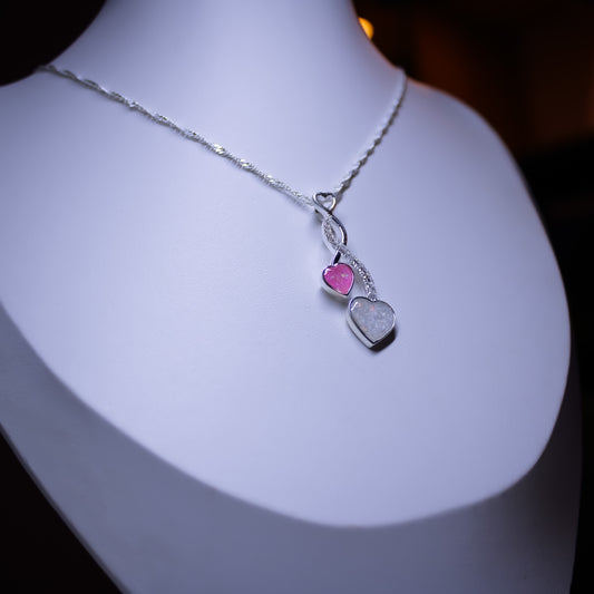 Forever Connected Hearts Necklace
