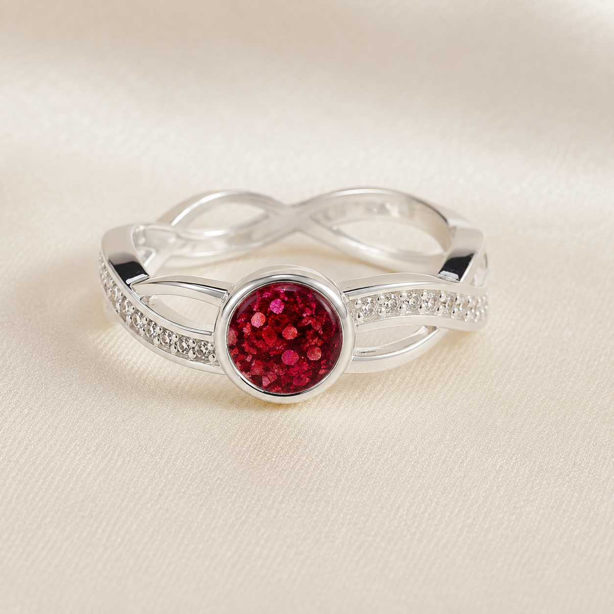 Sterling Silver Forever Entwined Ring