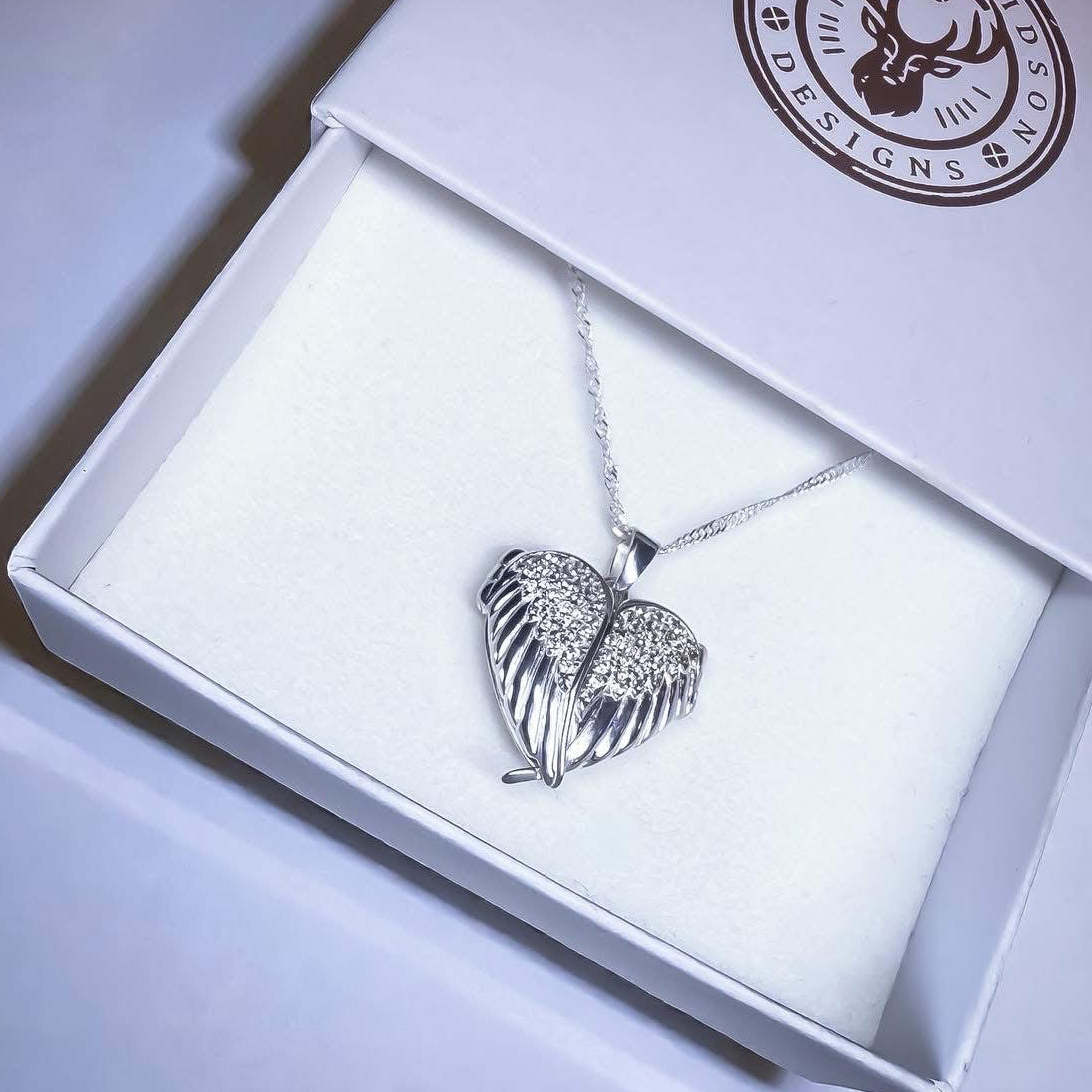 Sterling Silver Angel’s Embrace Locket