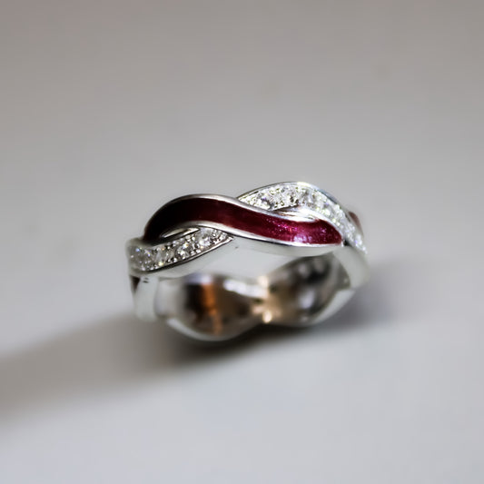 Sterling Silver Entwined Ring