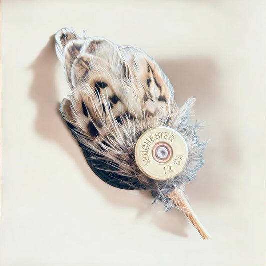Pheasant Feather Lapel Pin