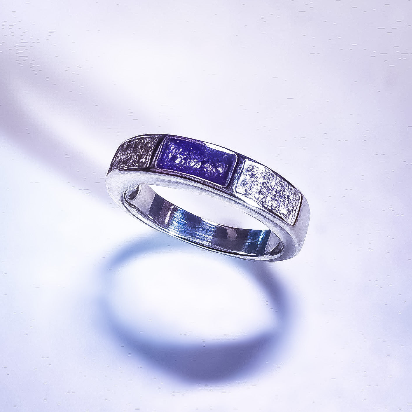 Sterling Silver Serenity Band