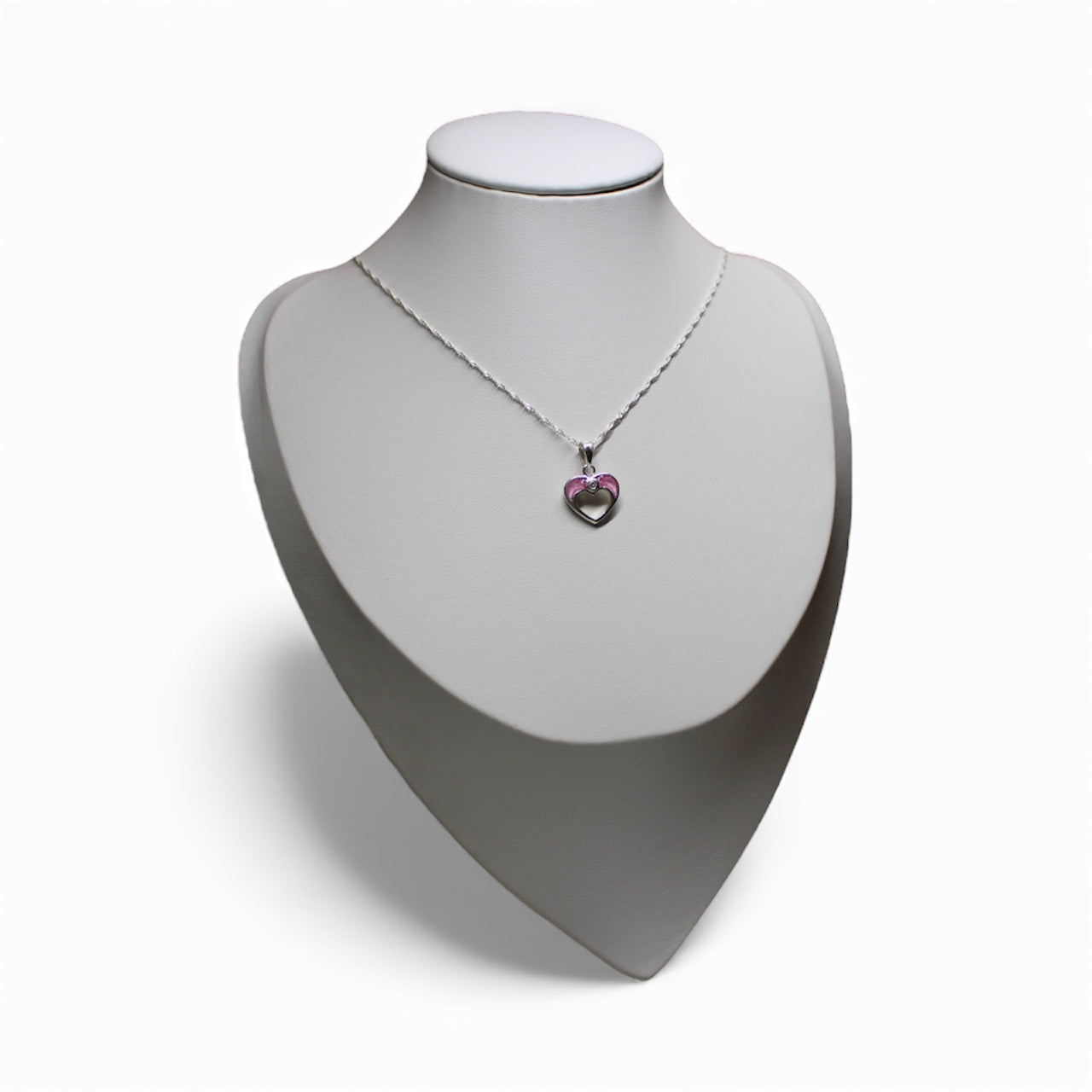 Sterling Silver Heart Of An Angel Pendant