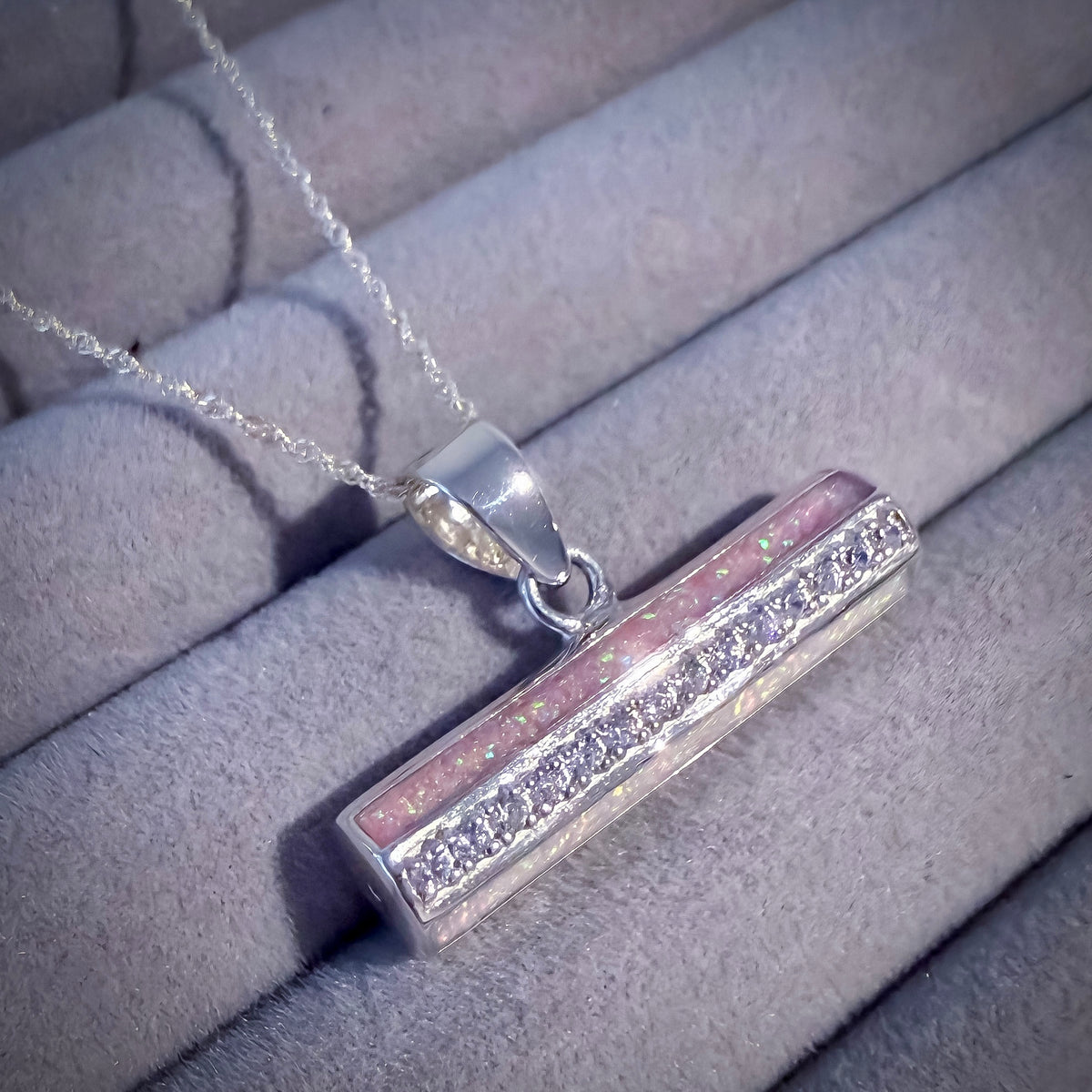 Held Within T-Bar Pendant