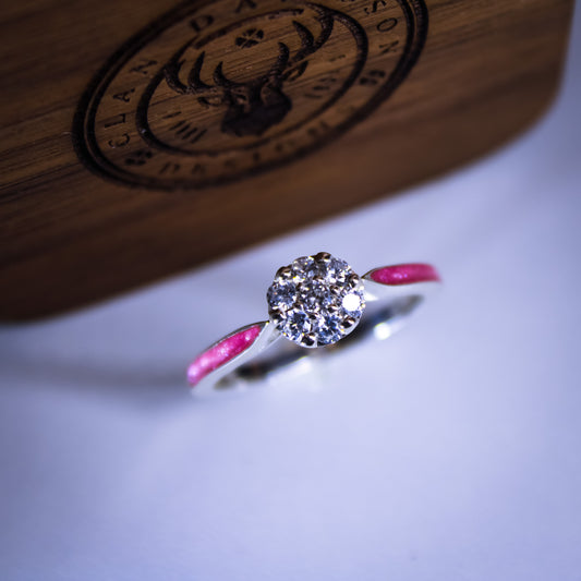 Sterling Silver ‘Celeste’ Cluster Ring