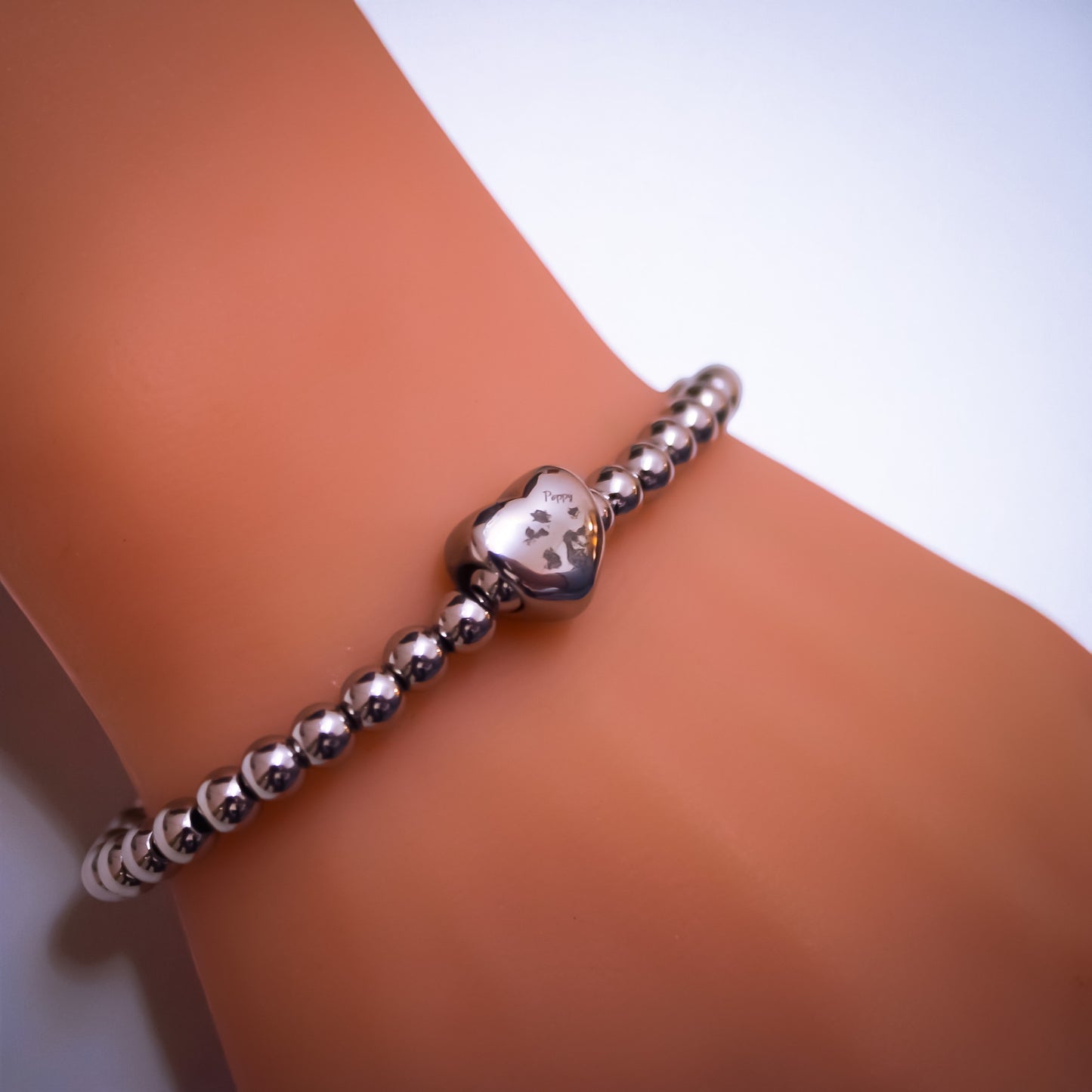 Memory Heart Bead & Bracelet