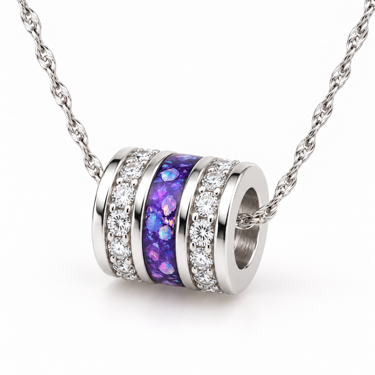 Sterling Silver Continuum Necklace