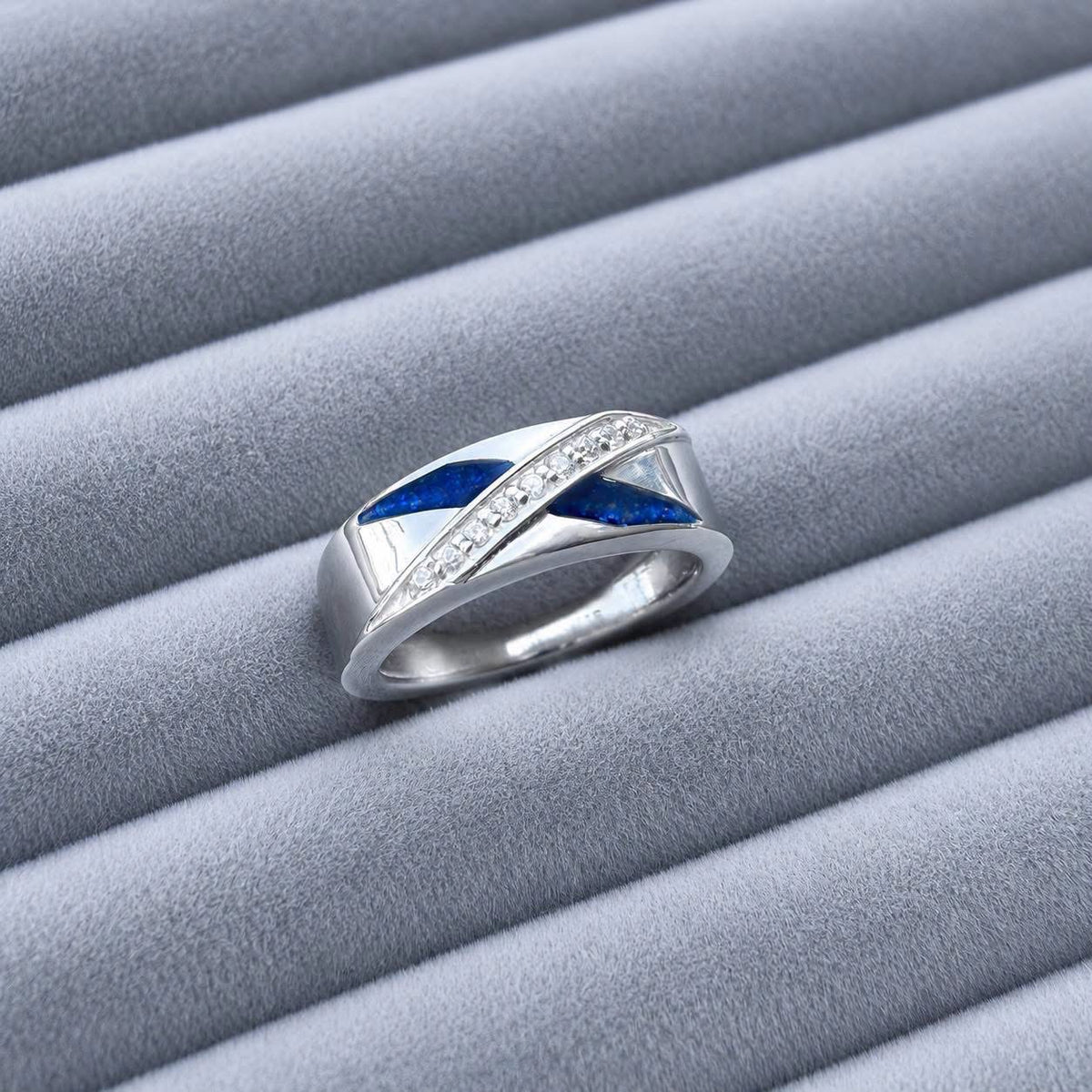 Alba Cross 7mm Ring