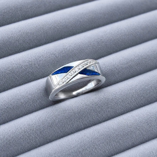 Alba Cross 7mm Ring