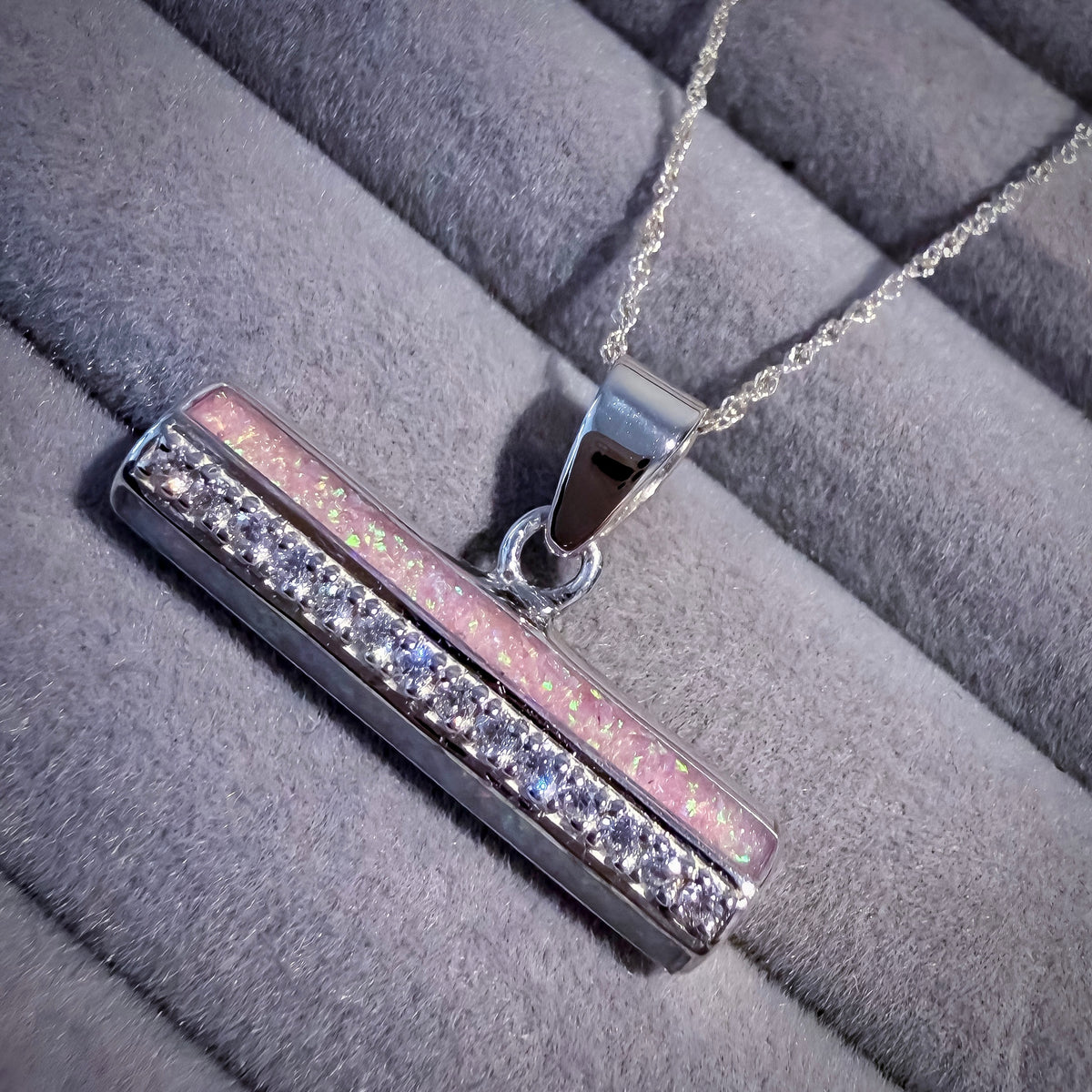 Held Within T-Bar Pendant