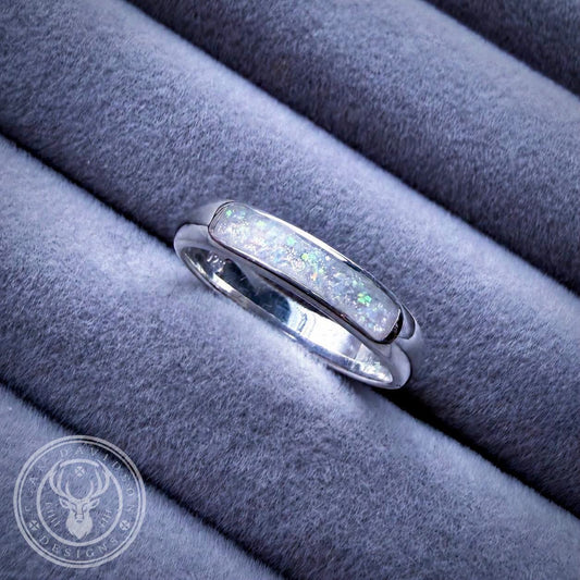 Sterling Silver Half Channel Ring (4mm)