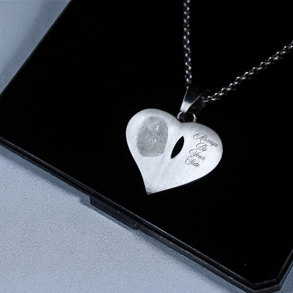 Stainless Steel Dual Heart Necklace