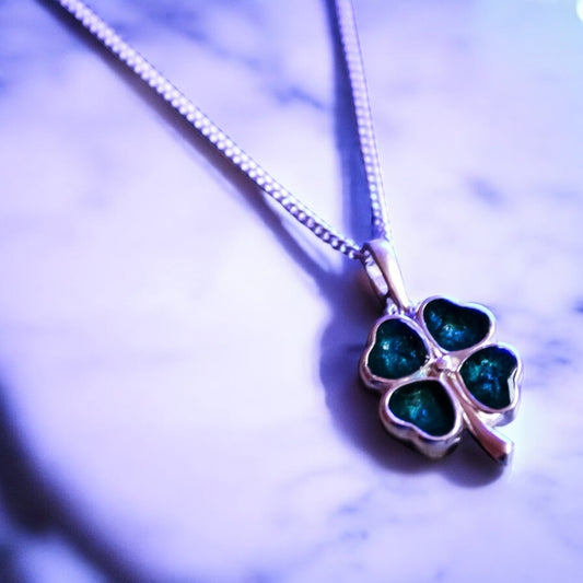 Sterling Silver Four Leaf Clover Pendant