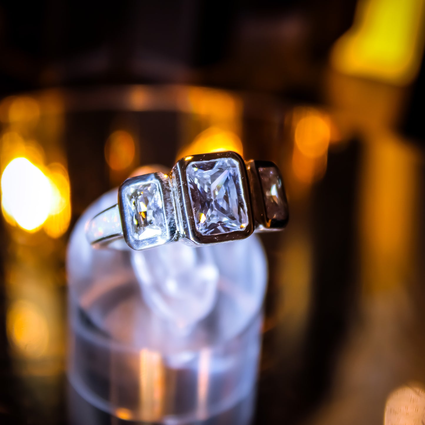 Emerald Cut Reflections Ring