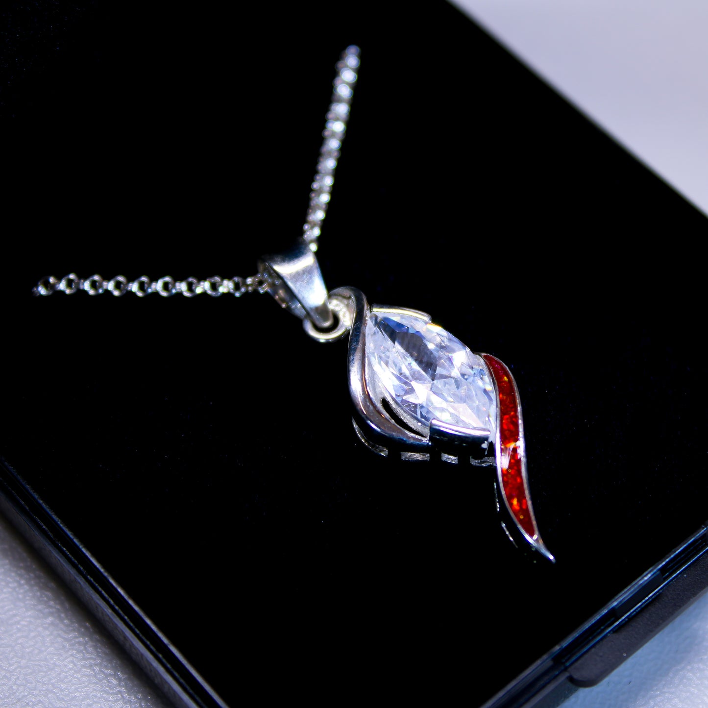 Marquise Embrace Pendant