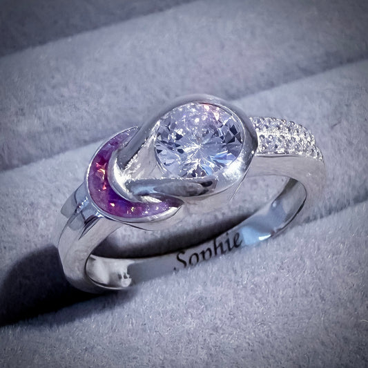Luna Halo Ring