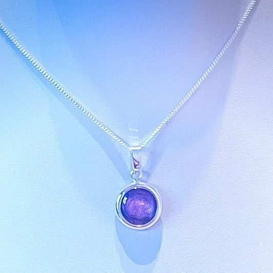 Sterling Silver Round Pendant