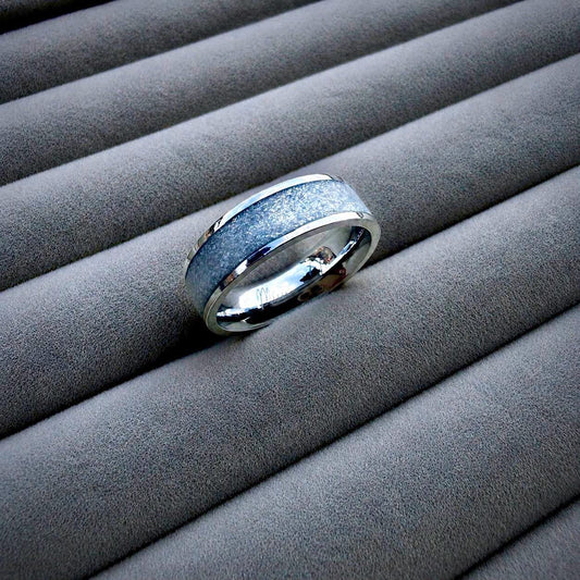 Sterling Silver Wide Channel Ring