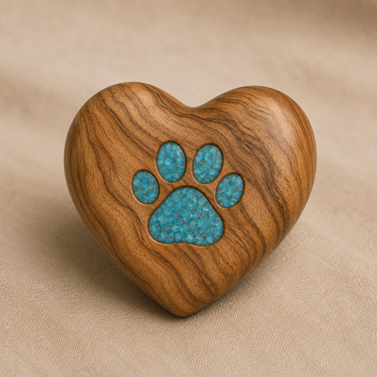 Bethlehem Olive Wood Keepsake Heart