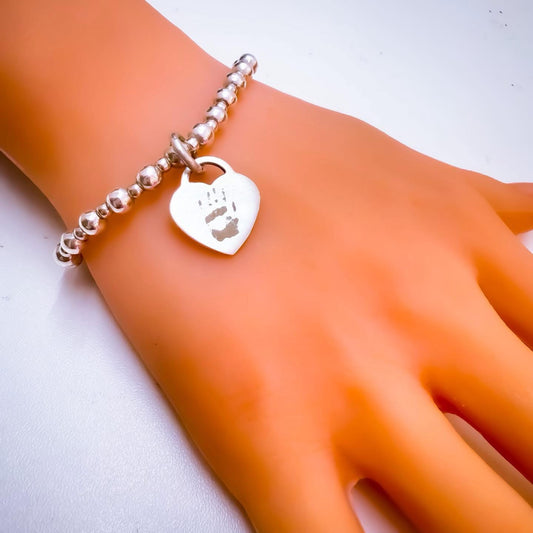 Sterling Silver Engraved Bracelet