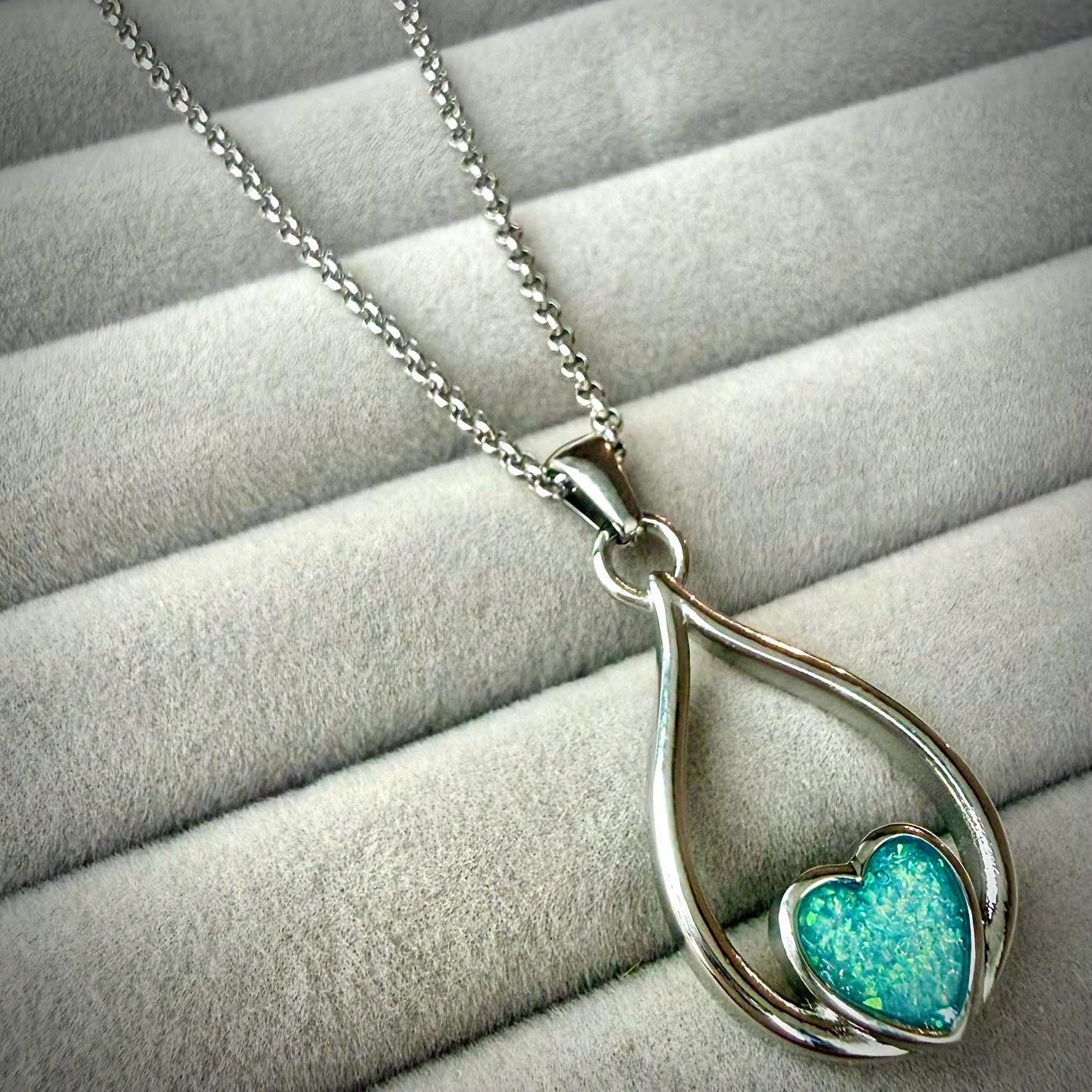 Stainless Steel “Cherish” Pendant