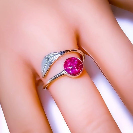 Sterling Silver Feather Ring