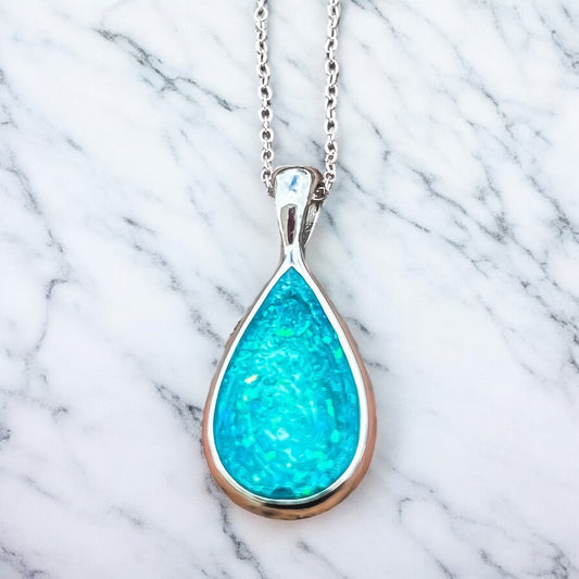 Sterling Silver Teardrop Pendant